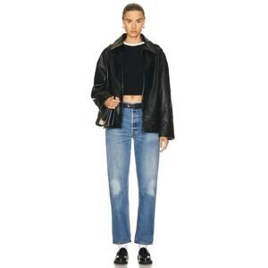 RE/DONE x Levi's Women's 26 Indigo Ass Rip 70s Straight Denim Jeans Retro I19-7
